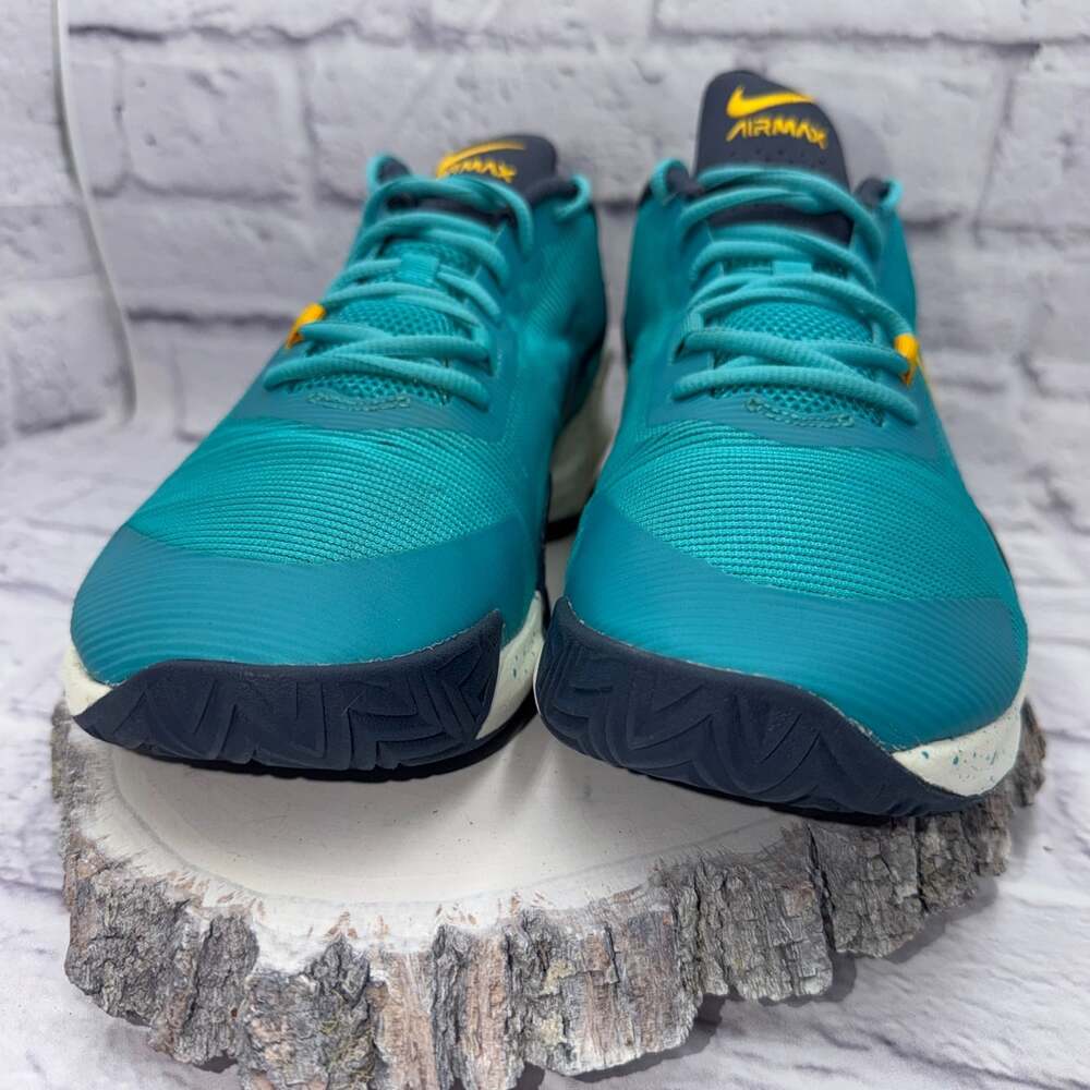 Nike Air Max Impact 4 Mens Sz 11 Athletic Shoes Sneakers DM1124-302 Blue Yellow - Picture 3 of 15